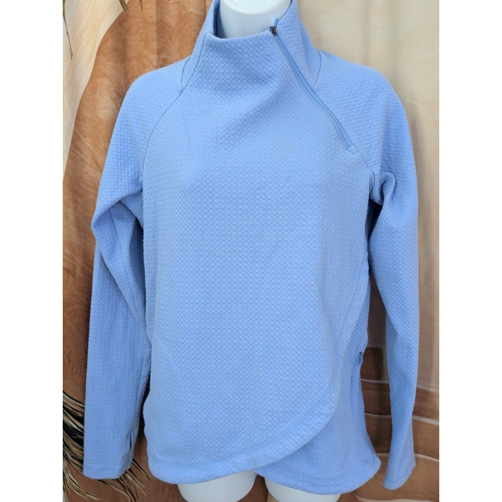 Ibkul Blue Quilted Pullover